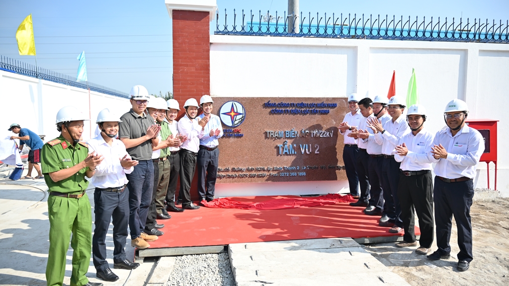 evnspc nhieu cong trinh dien duoc khoi cong, khanh thanh chao mung Dai hoi Dang hinh anh 3