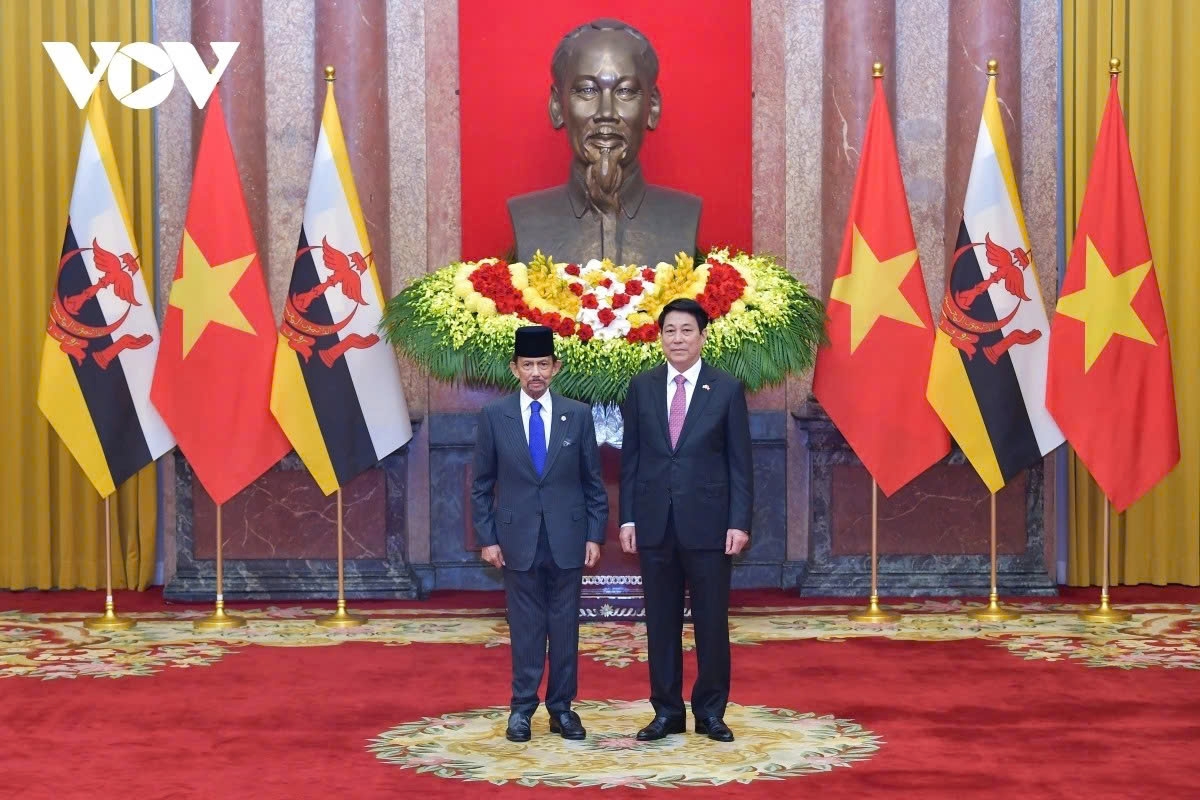 brunei sultan hassanal bolkiah warmly welcomed in hanoi on state visit to vietnam picture 5