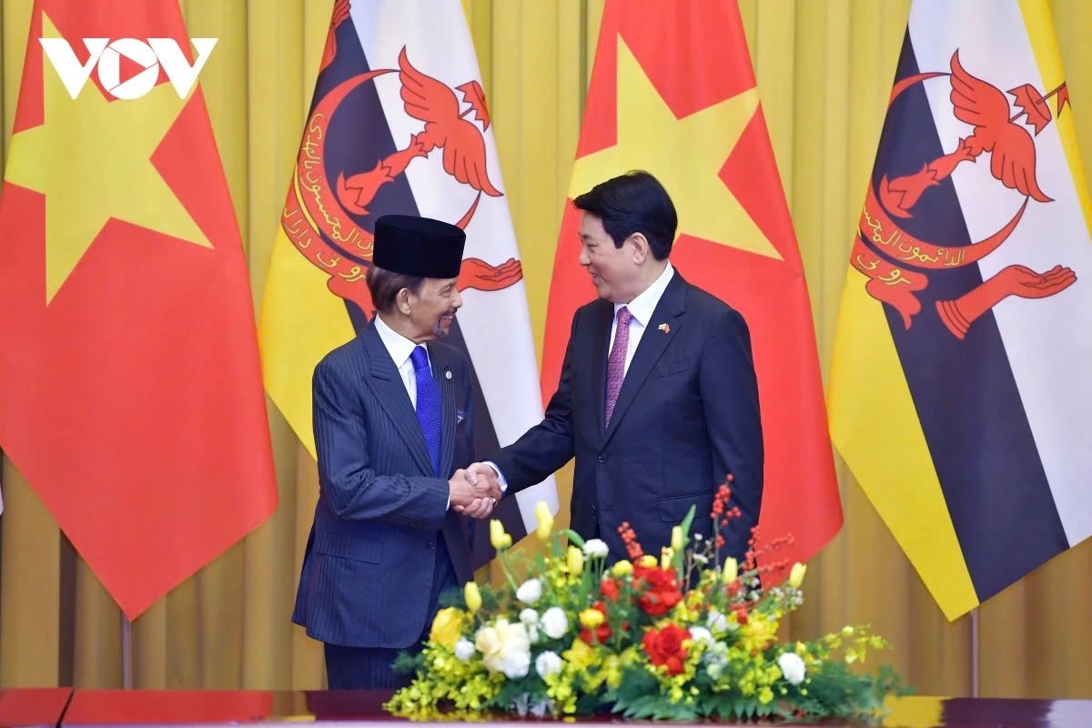 brunei sultan hassanal bolkiah warmly welcomed in hanoi on state visit to vietnam picture 7