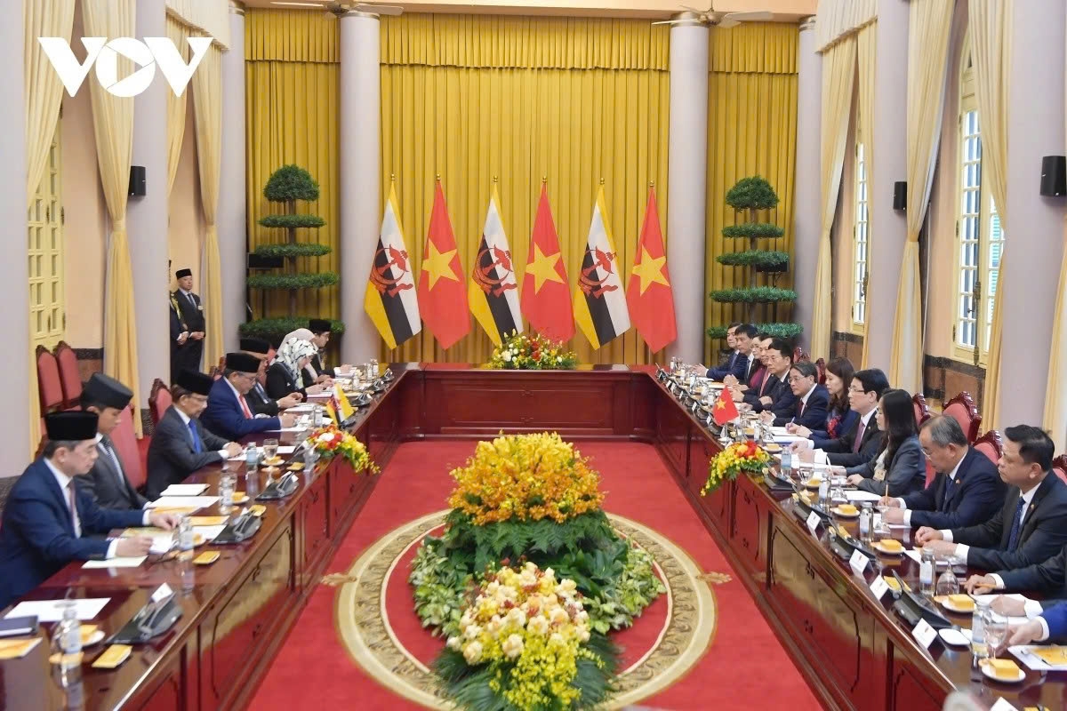 brunei sultan hassanal bolkiah warmly welcomed in hanoi on state visit to vietnam picture 8