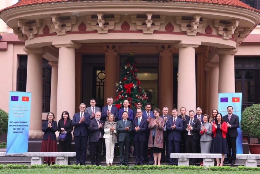 deputy pm tran hong ha meets eu diplomats in vietnam picture 1