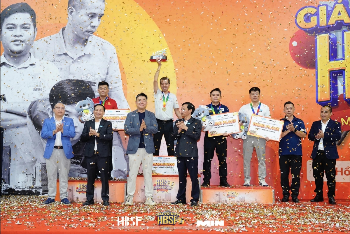 quyet chien triumphs at hbsf min table 2025 billiards champ picture 1