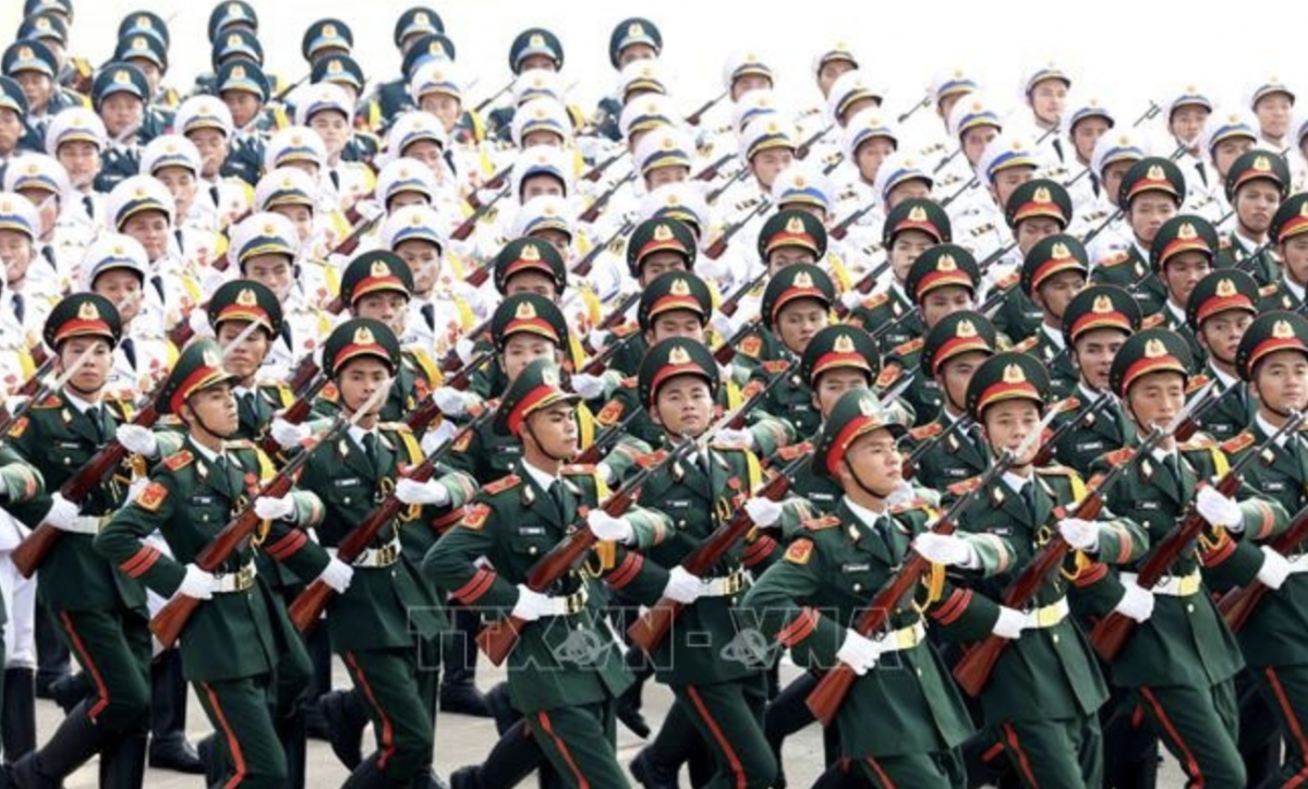 vietnam people s army steadfastly advances under party s glorious flag picture 1