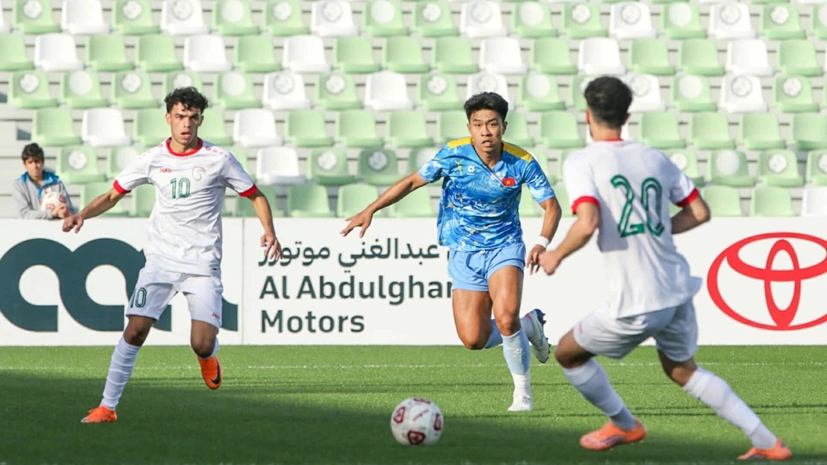 vietnam edged by syria in final tune-up ahead of afc u23 asian cup picture 1