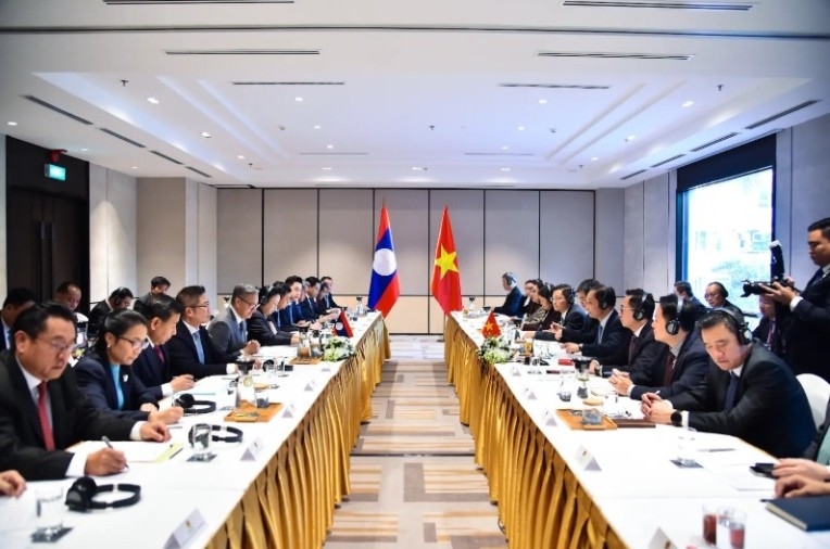laos, vietnam hold 12th annual ministerial political consultation picture 1