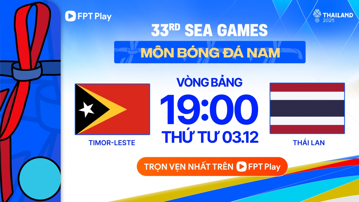 xem truc tiep u22 timor leste vs u22 thai lan bong da nam sea games 33 hinh anh 1