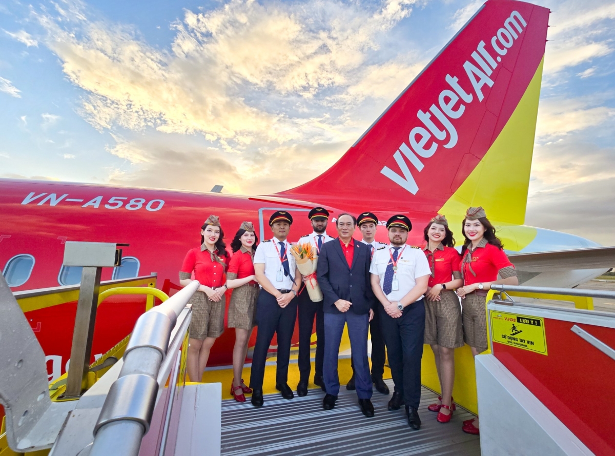 Vietjet đón 22 tàu bay mới trong dịp Noel, bứt phá với đội tàu hàng đầu khu vực