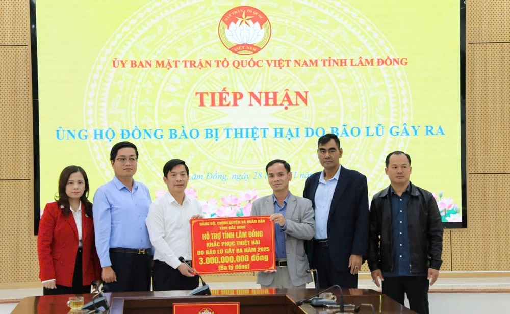 bac ninh ho tro 6 ty dong giup khanh hoa va lam Dong khac phuc thiet hai bao lu hinh anh 1