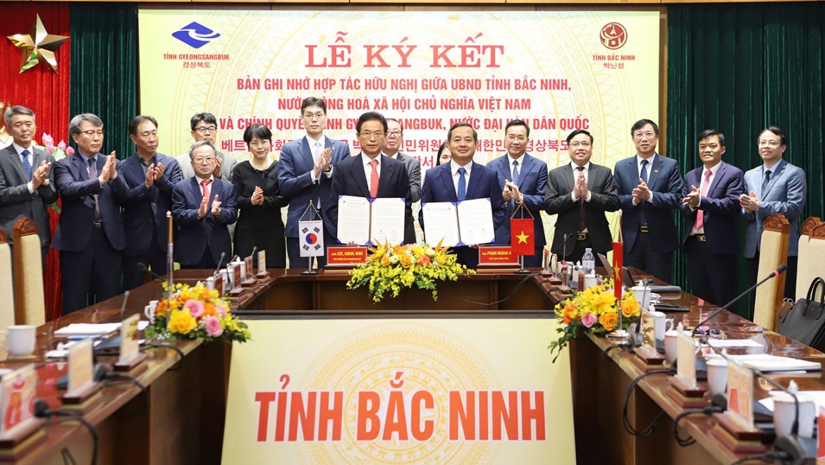 bac ninh ky ket ban ghi nho hop tac huu nghi voi tinh gyeongsangbuk han quoc hinh anh 2