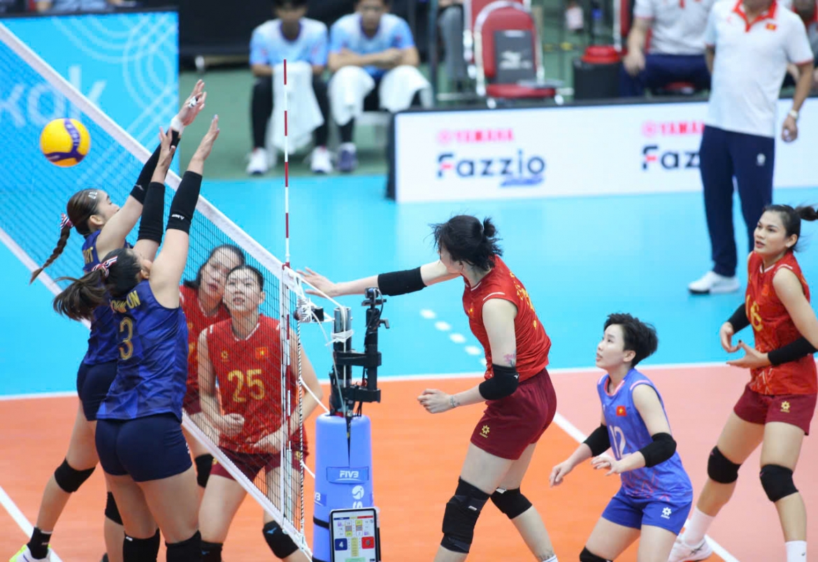bong chuyen nu viet nam thua thai lan, gianh hcb sea games sau tran dau kinh dien hinh anh 9