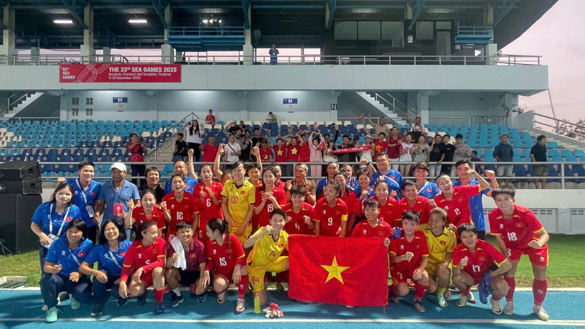 Phản ứng của CĐV Indonesia khi phải gặp Việt Nam ở bán kết 1 gianh ve vao ban ket sea games 33, Dt nu viet nam duoc thuong lon hinh anh 1