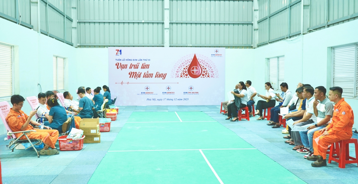 evngenco3 huong ung tuan le hong evn lan thu xi voi 400 don vi mau hien tang hinh anh 1