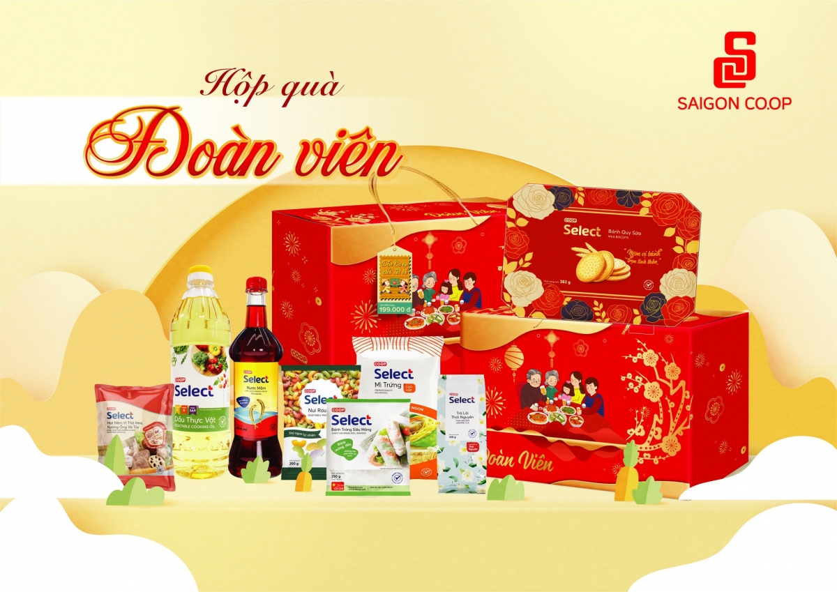 Giỏ quà Tết từ 99.000 đồng lên kệ “đủ - đúng - tiết kiệm” cho mùa Tết 2026