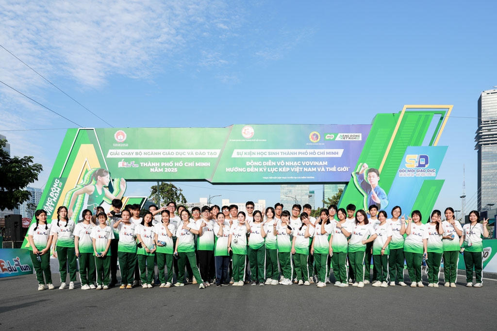 60.000 học sinh tạo kỷ lục kép Việt Nam và thế giới với võ nhạc Vovinam