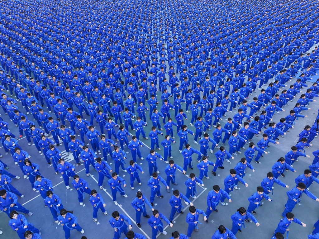 60.000 hoc sinh tao ky luc kep viet nam va the gioi voi vo nhac vovinam hinh anh 5