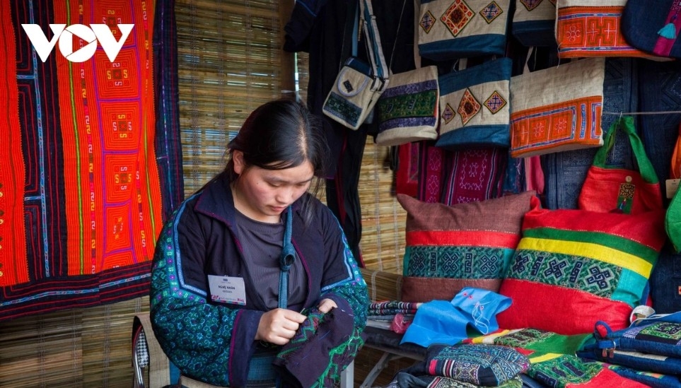 indigo hues and mong brocade light up hanoi picture 5