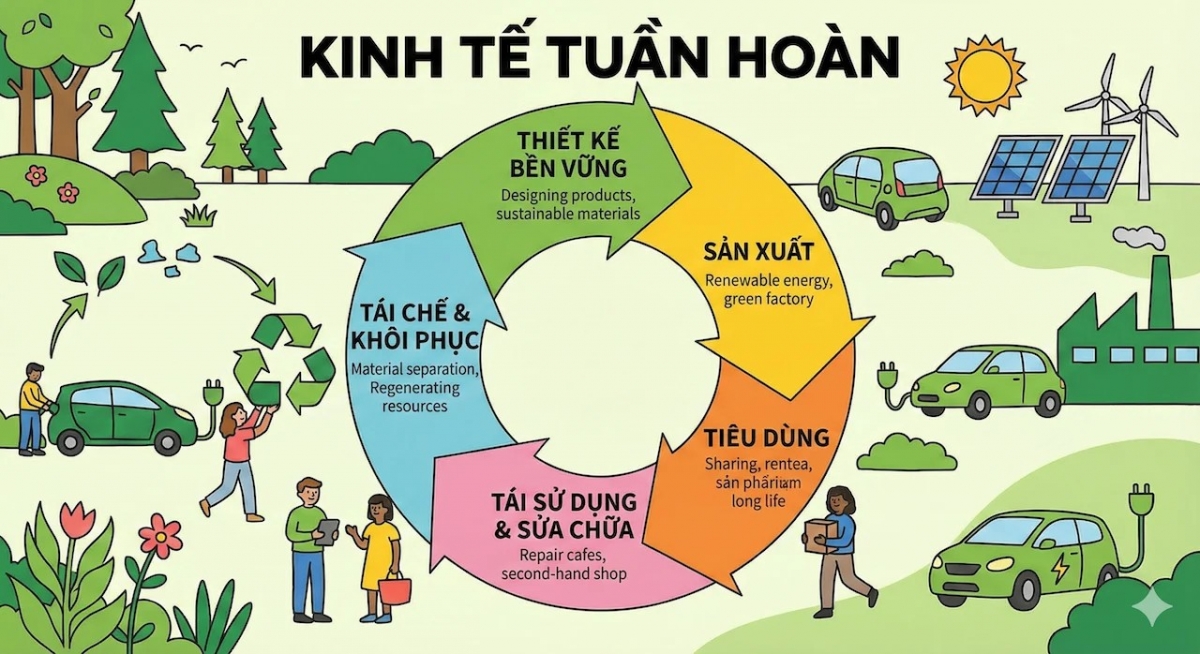 Đừng chờ đợi chính sách, kinh tế tuần hoàn bắt đầu từ chính bạn