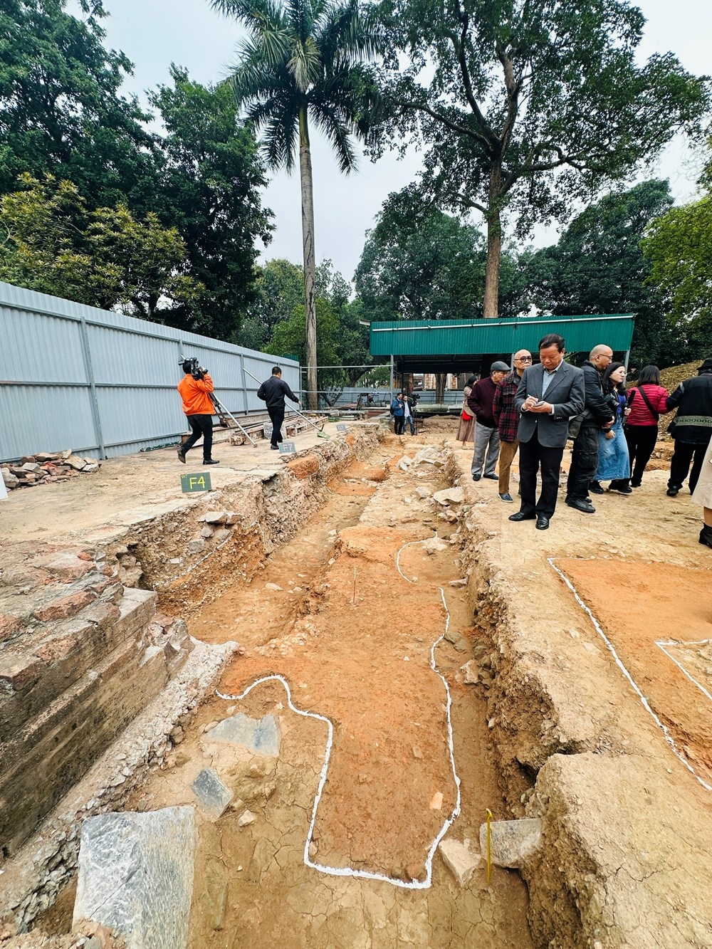 largest architectural foundations discovered at thang long imperial citadel picture 1