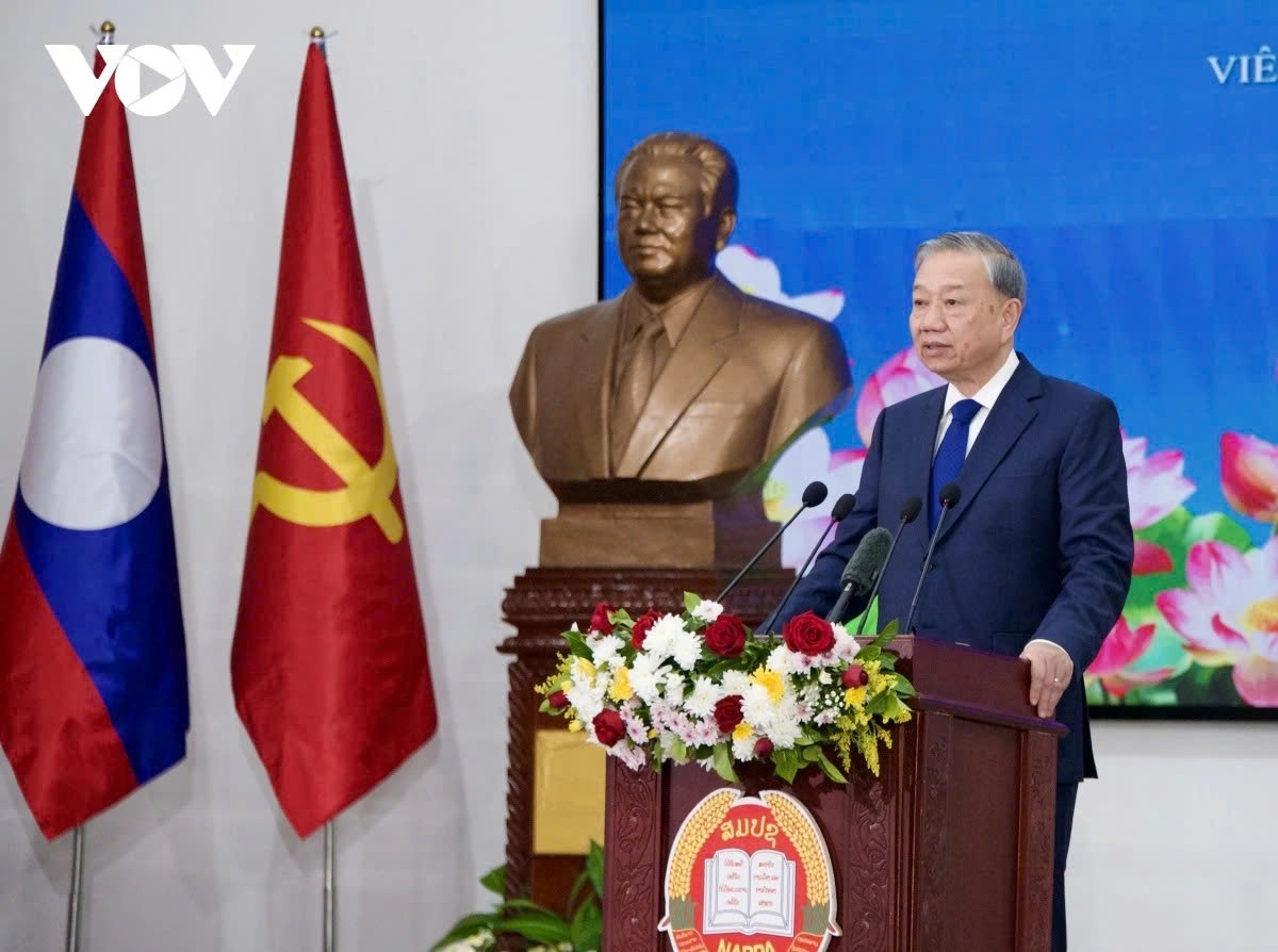 party chief to lam reaffirms vietnam laos special friendship, solidarity picture 1
