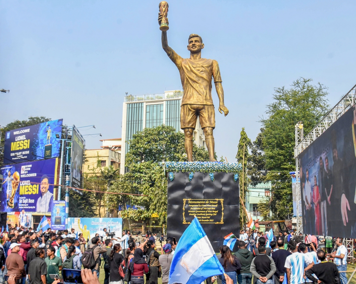 fan An Do noi gian tai su kien cua lionel messi o thanh pho kolkata hinh anh 4