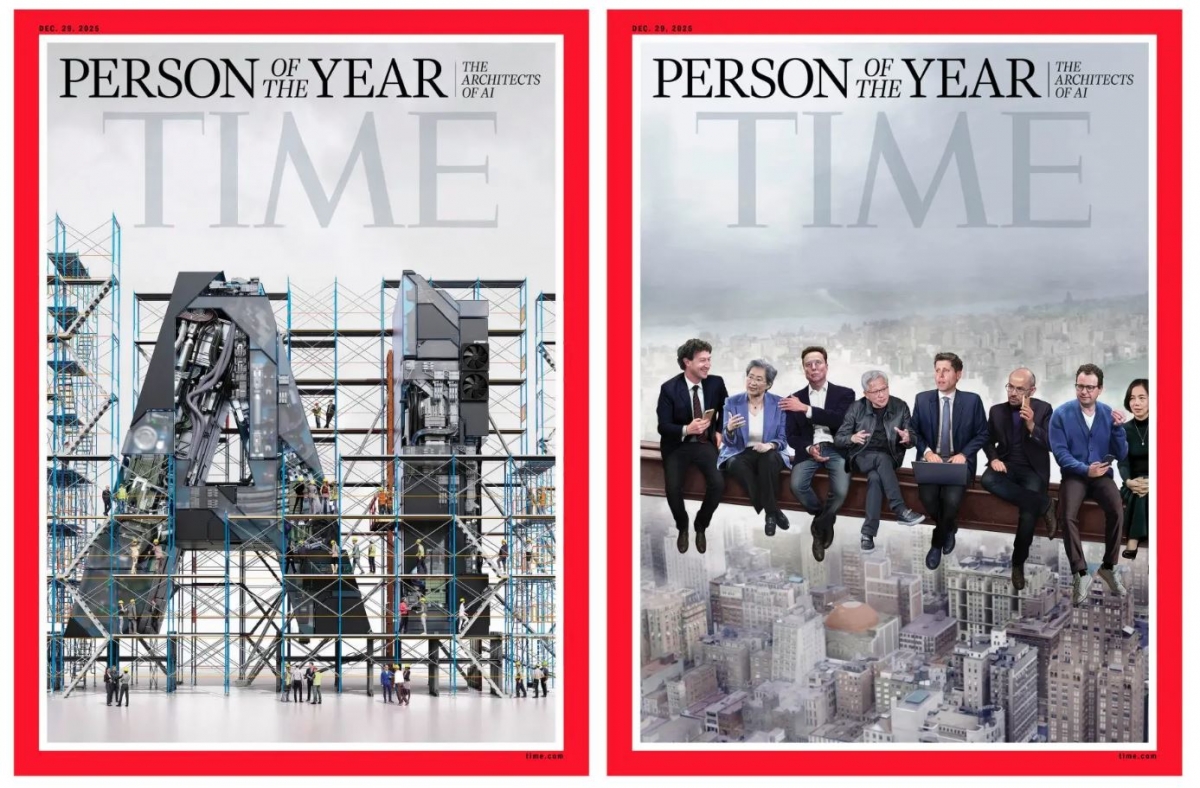 Lý do “những kiến trúc sư AI” được TIME bình chọn là nhân vật của Năm 2025