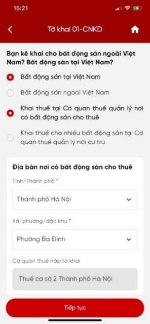 huong dan ca nhan cho thue bat dong san ke khai thue tren ung dung etax mobile hinh anh 5