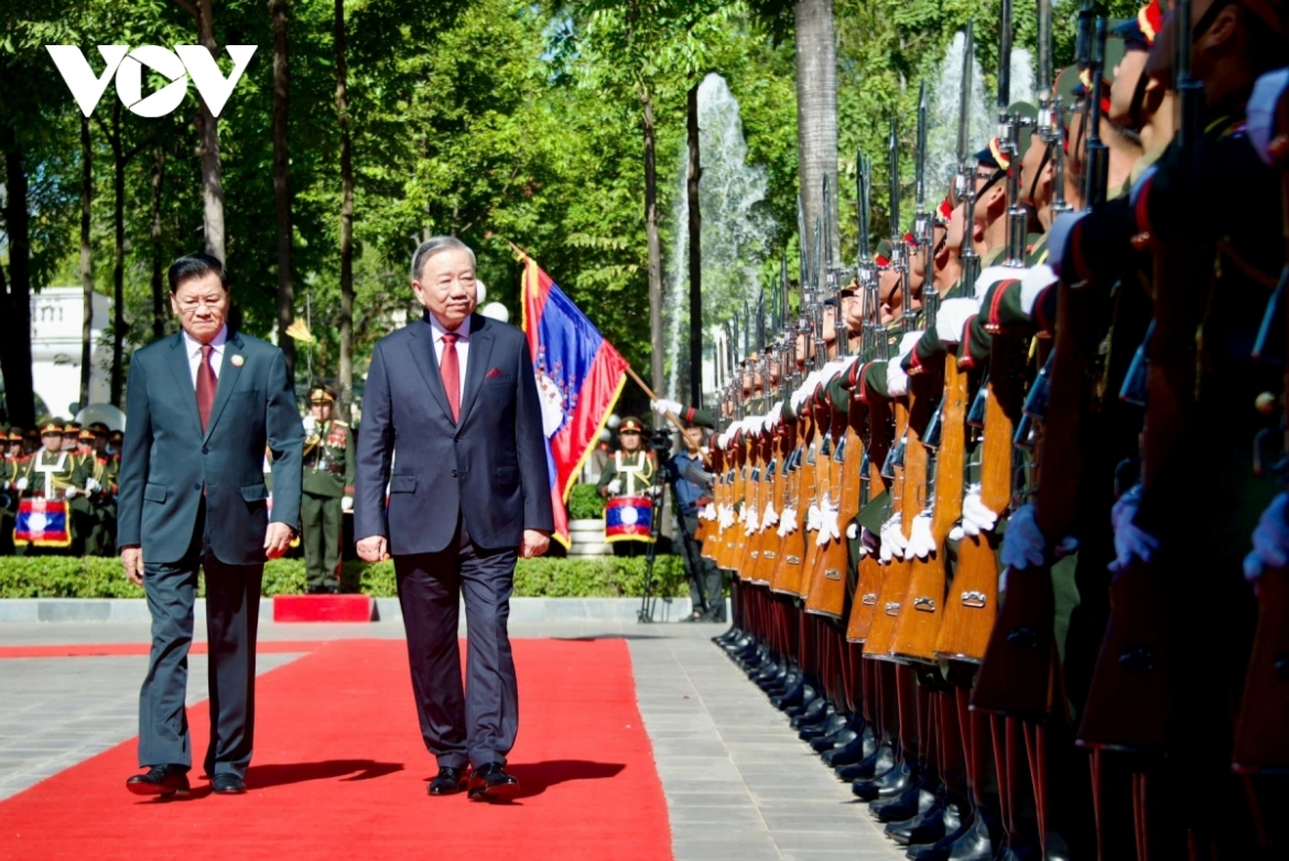 chuyen cong tac cua tong bi thu gin giu, phat trien quan he dac biet viet - lao hinh anh 1