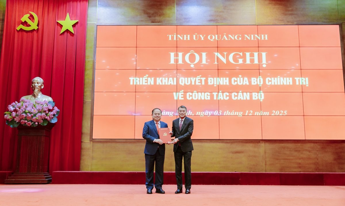 Bí thư Tỉnh ủy Cao Bằng Quản Minh Cường giữ chức vụ Bí thư Tỉnh ủy Quảng Ninh