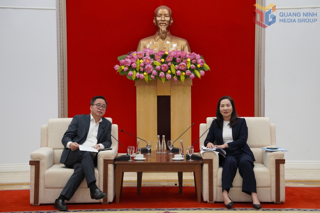 lanh dao ubnd tinh quang ninh tiep doan cong tac vov hinh anh 2