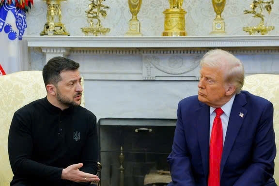 Ong trump tiep ong zelensky tai florida de ban ve thoa thuan hoa binh hinh anh 1