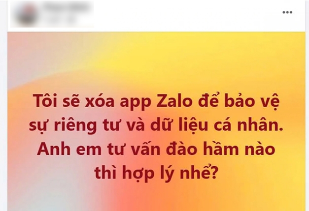 zalo bi keu goi tay chay nguoi dung lo ngai bi bien thanh con tin so hinh anh 2