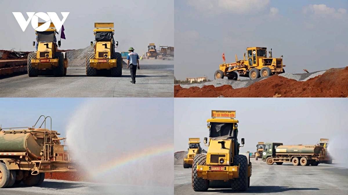work presses on under scorching sun at long thanh airport picture 2