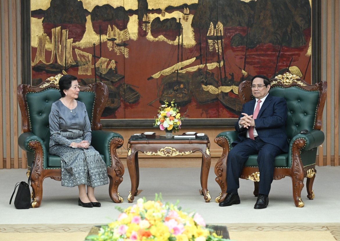thu tuong chinh phu tiep Dai su campuchia chea kimtha chao tu biet hinh anh 2