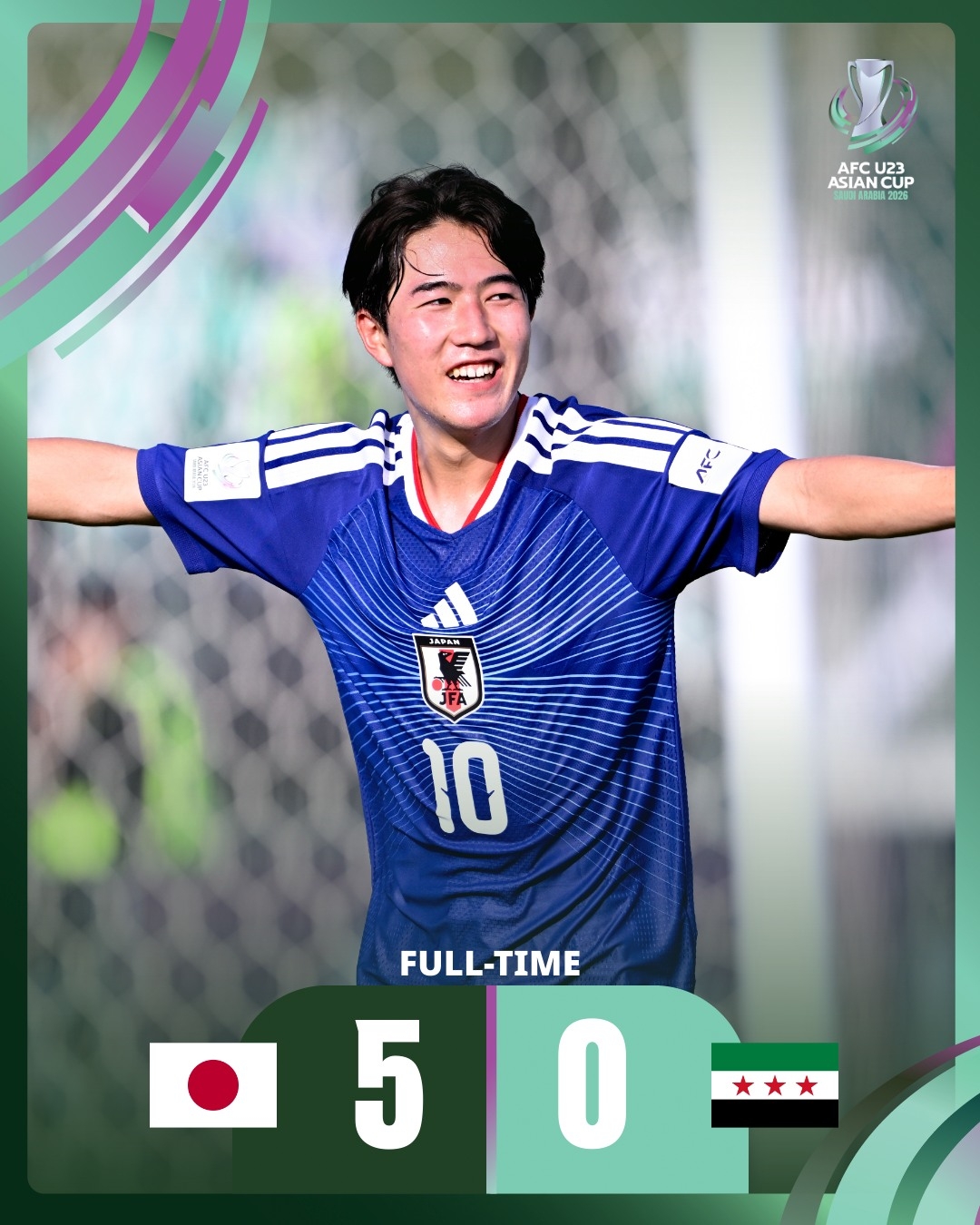 ket qua u23 chau A 2026 u23 nhat ban thang 5-0, u23 han quoc gay that vong hinh anh 2