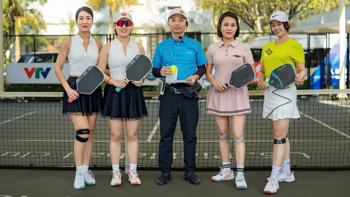 lan toa loi song nang dong qua giai pickleball lon nhat Dbscl hinh anh 1