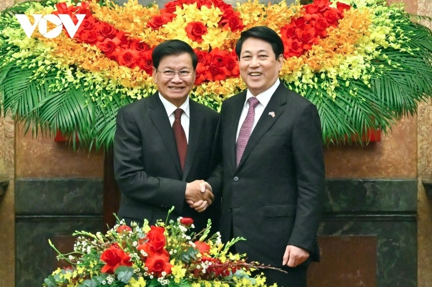 vietnamese president highlights special solidarity with laos picture 1