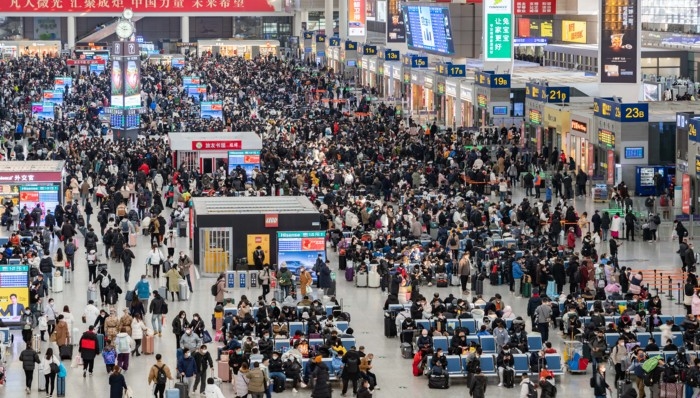 Trung Quốc dự kiến 9,5 tỷ lượt người di chuyển trong mùa Xuân vận 2026