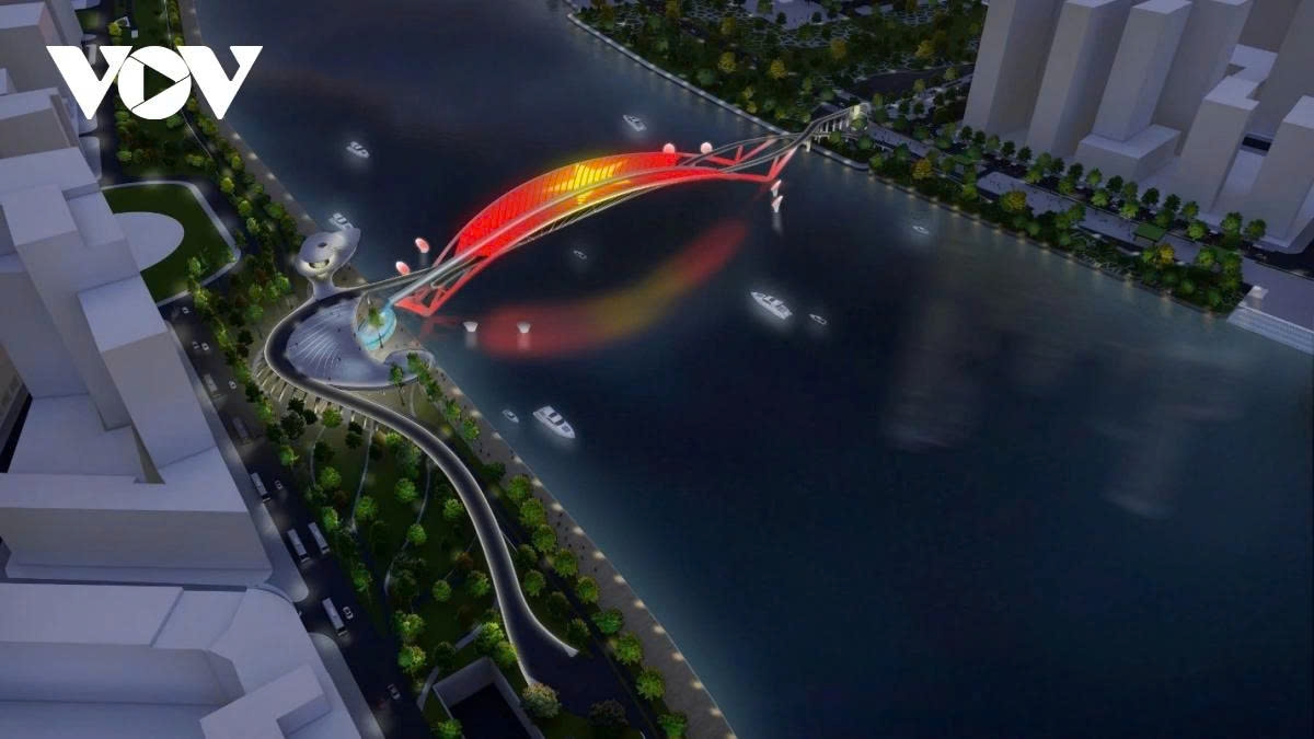 nhon nhip thi cong cau di bo qua song sai gon hinh anh 1