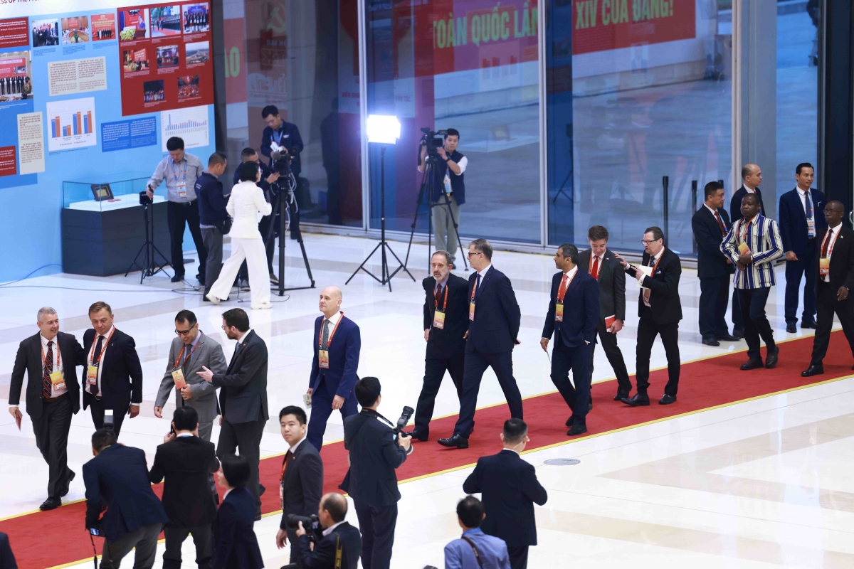 cac dai bieu den du le khai mac Dai hoi xiv cua Dang hinh anh 1