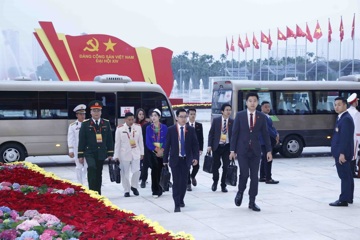 cac dai bieu den du le khai mac Dai hoi xiv cua Dang hinh anh 5