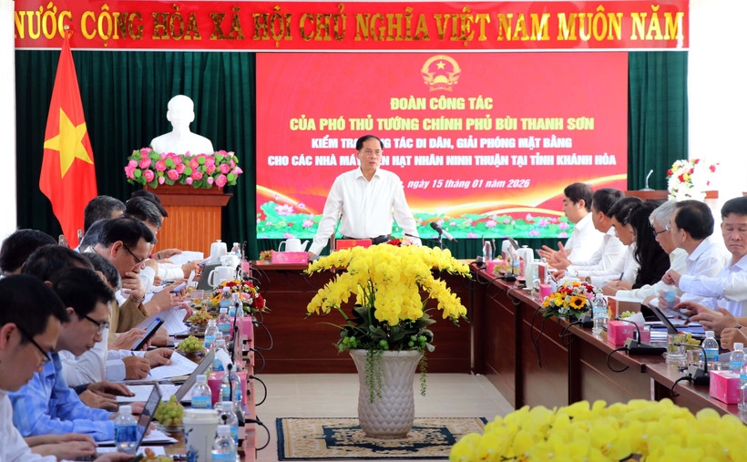 deputy pm works with khanh hoa to address bottlenecks facing nuclear power project picture 1