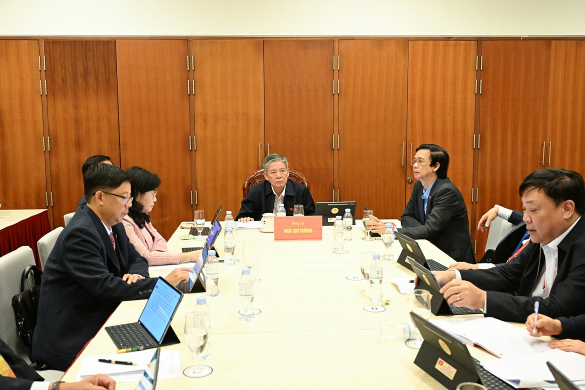 Dai bieu thao luan tai doan ve van kien trinh Dai hoi xiv cua Dang hinh anh 23
