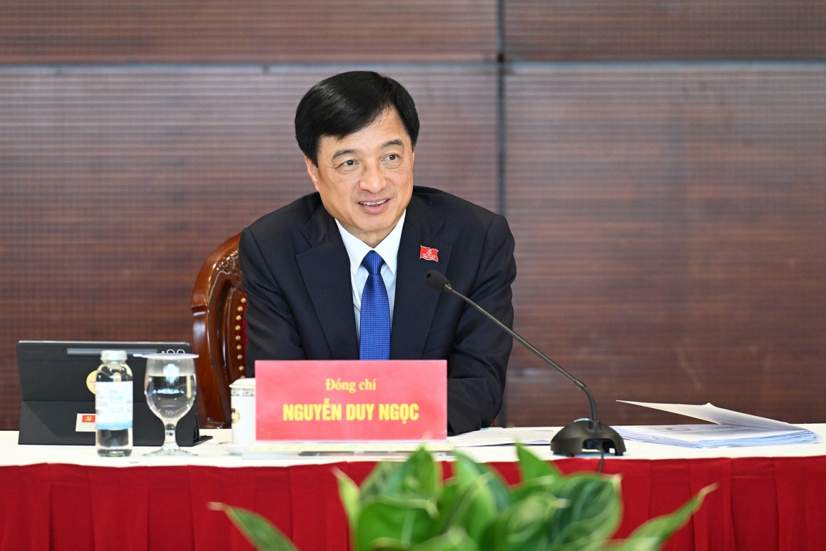 Dai bieu thao luan tai doan ve van kien trinh Dai hoi xiv cua Dang hinh anh 13