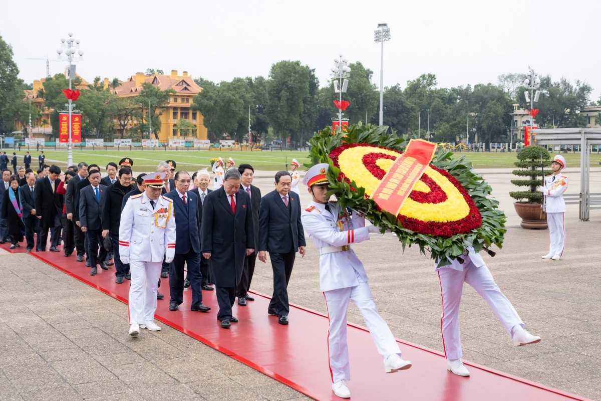 lanh dao Dang, nha nuoc du le ky niem 80 nam ngay tong tuyen cu dau tien hinh anh 2