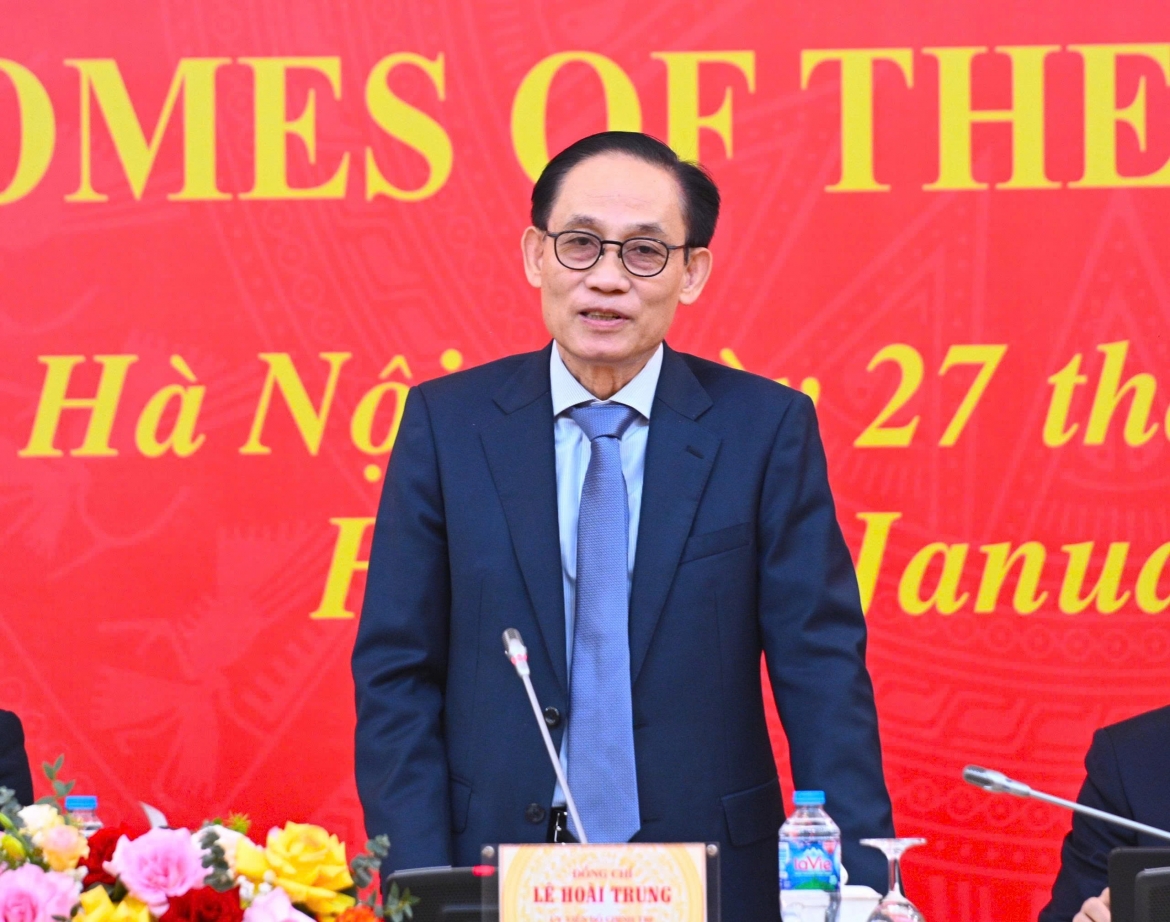 bo truong le hoai trung Dai hoi xiv the hien khat vong vuon len cua dan toc hinh anh 2