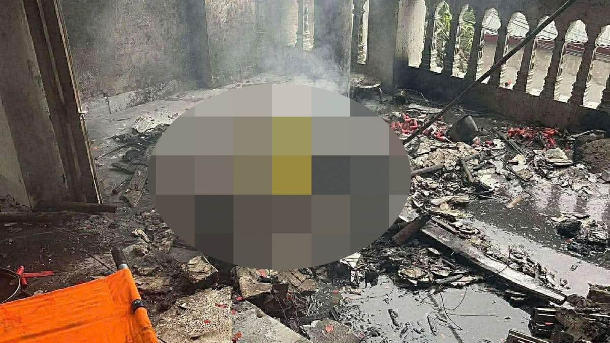 mot nguoi chet, 2 nguoi bi thuong nghi do no phao tu che o xa phuc tho, ha noi hinh anh 1