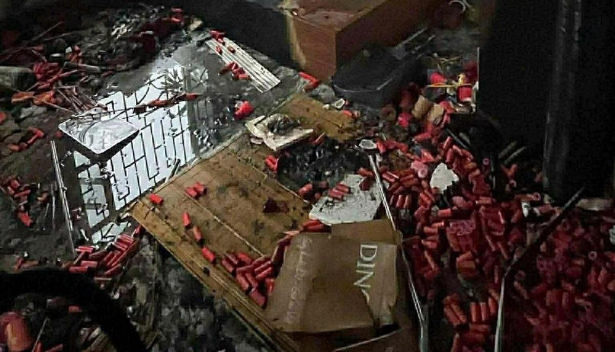 mot nguoi chet, 2 nguoi bi thuong nghi do no phao tu che o xa phuc tho, ha noi hinh anh 3