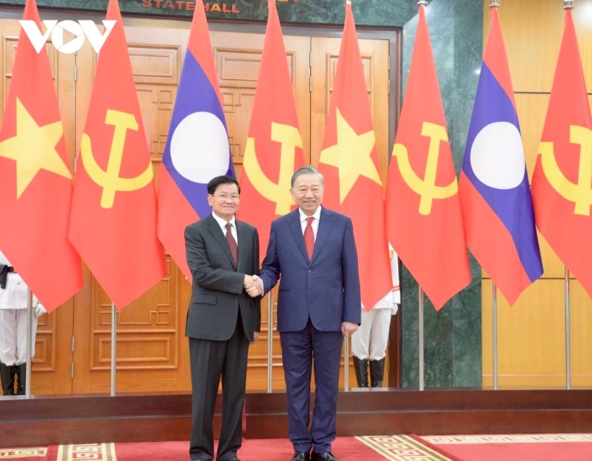vietnam and laos reaffirm strategic cohesion at top leaders talks picture 2
