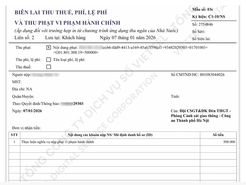nguoi dan co the nop phat vi pham giao thong qua ung dung ihanoi hinh anh 6