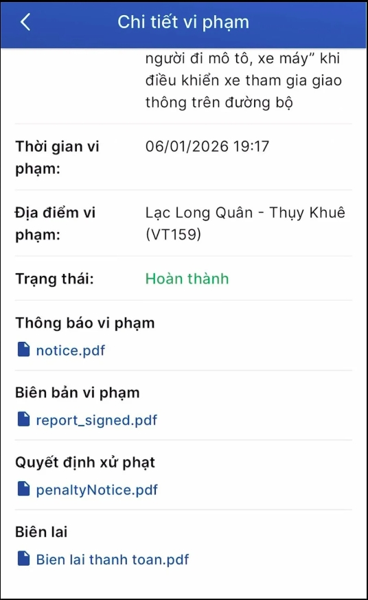 nguoi dan co the nop phat vi pham giao thong qua ung dung ihanoi hinh anh 7